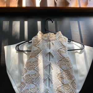 Windsor Formal White Romper